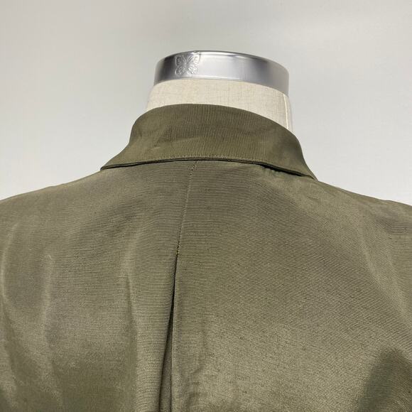 Vintage Dawn Joy Womens Size 3 Green Double Breast Button Cape Dress - Picture 6 of 10